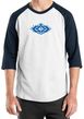 Mens Yoga Shirt Floral Ajna Raglan Tee T-Shirt