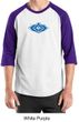 Mens Yoga Shirt Floral Ajna Raglan Tee T-Shirt
