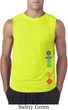 Mens Yoga Shirt Floral Chakras Bottom Print Sleeveless Tee T-Shirt
