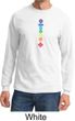 Mens Yoga Shirt Floral Chakras Long Sleeve Tee T-Shirt