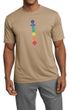 Mens Yoga Shirt Floral Chakras Moisture Wicking Tee T-Shirt