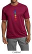 Mens Yoga Shirt Floral Chakras Moisture Wicking Tee T-Shirt