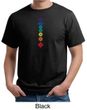 Mens Yoga Shirt Floral Chakras Organic Tee T-Shirt