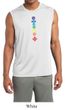 Mens Yoga Shirt Floral Chakras Sleeveless Moisture Wicking Tee T-Shirt
