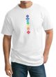 Mens Yoga Shirt Floral Chakras Tall Tee T-Shirt