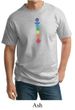 Mens Yoga Shirt Floral Chakras Tall Tee T-Shirt