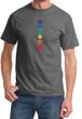 Mens Yoga Shirt Floral Chakras Tee T-Shirt