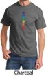 Mens Yoga Shirt Floral Chakras Tee T-Shirt