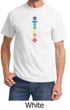 Mens Yoga Shirt Floral Chakras Tee T-Shirt