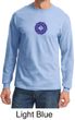Mens Yoga Shirt Floral Sahasrara Long Sleeve Tee T-Shirt