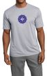 Mens Yoga Shirt Floral Sahasrara Moisture Wicking Tee T-Shirt