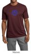 Mens Yoga Shirt Floral Sahasrara Moisture Wicking Tee T-Shirt