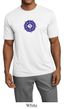 Mens Yoga Shirt Floral Sahasrara Moisture Wicking Tee T-Shirt