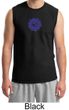 Mens Yoga Shirt Floral Sahasrara Muscle Tee T-Shirt