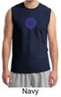 Mens Yoga Shirt Floral Sahasrara Muscle Tee T-Shirt