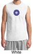 Mens Yoga Shirt Floral Sahasrara Muscle Tee T-Shirt
