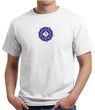 Mens Yoga Shirt Floral Sahasrara Organic Tee T-Shirt