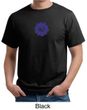 Mens Yoga Shirt Floral Sahasrara Organic Tee T-Shirt