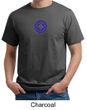 Mens Yoga Shirt Floral Sahasrara Organic Tee T-Shirt