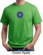 Mens Yoga Shirt Floral Sahasrara Organic Tee T-Shirt