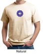 Mens Yoga Shirt Floral Sahasrara Organic Tee T-Shirt