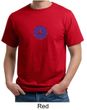 Mens Yoga Shirt Floral Sahasrara Organic Tee T-Shirt