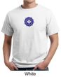 Mens Yoga Shirt Floral Sahasrara Organic Tee T-Shirt
