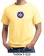 Mens Yoga Shirt Floral Sahasrara Organic Tee T-Shirt