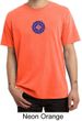 Mens Yoga Shirt Floral Sahasrara Pigment Dyed Tee T-Shirt