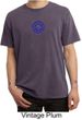 Mens Yoga Shirt Floral Sahasrara Pigment Dyed Tee T-Shirt