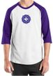 Mens Yoga Shirt Floral Sahasrara Raglan Tee T-Shirt