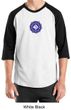 Mens Yoga Shirt Floral Sahasrara Raglan Tee T-Shirt