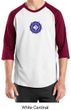 Mens Yoga Shirt Floral Sahasrara Raglan Tee T-Shirt