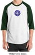Mens Yoga Shirt Floral Sahasrara Raglan Tee T-Shirt