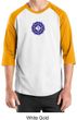 Mens Yoga Shirt Floral Sahasrara Raglan Tee T-Shirt