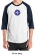 Mens Yoga Shirt Floral Sahasrara Raglan Tee T-Shirt