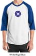 Mens Yoga Shirt Floral Sahasrara Raglan Tee T-Shirt
