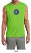 Mens Yoga Shirt Floral Sahasrara Sleeveless Moisture Wicking Tee