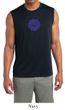 Mens Yoga Shirt Floral Sahasrara Sleeveless Moisture Wicking Tee