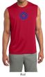 Mens Yoga Shirt Floral Sahasrara Sleeveless Moisture Wicking Tee