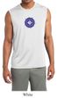 Mens Yoga Shirt Floral Sahasrara Sleeveless Moisture Wicking Tee