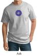 Mens Yoga Shirt Floral Sahasrara Tall Tee T-Shirt