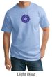 Mens Yoga Shirt Floral Sahasrara Tall Tee T-Shirt