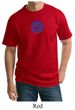 Mens Yoga Shirt Floral Sahasrara Tall Tee T-Shirt