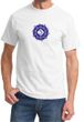 Mens Yoga Shirt Floral Sahasrara Tee T-Shirt