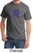 Mens Yoga Shirt Floral Sahasrara Tee T-Shirt