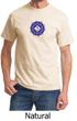Mens Yoga Shirt Floral Sahasrara Tee T-Shirt
