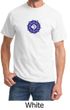 Mens Yoga Shirt Floral Sahasrara Tee T-Shirt