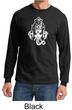 Mens Yoga Shirt Ganesha Head Long Sleeve Tee T-Shirt
