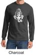 Mens Yoga Shirt Ganesha Head Long Sleeve Tee T-Shirt